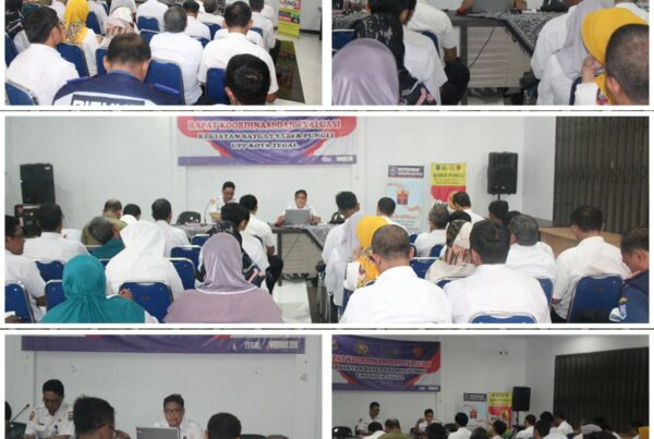 Rapat Koordinasi Penyampaian Inpres No.6 tahun 2019 kepada OPD di Lingkungan Pemerintah Kota Tegal Rapat Koordinasi Penyampaian Inpres No.6 tahun 2019 kepada OPD di Lingkungan Pemerintah Kota Tegal