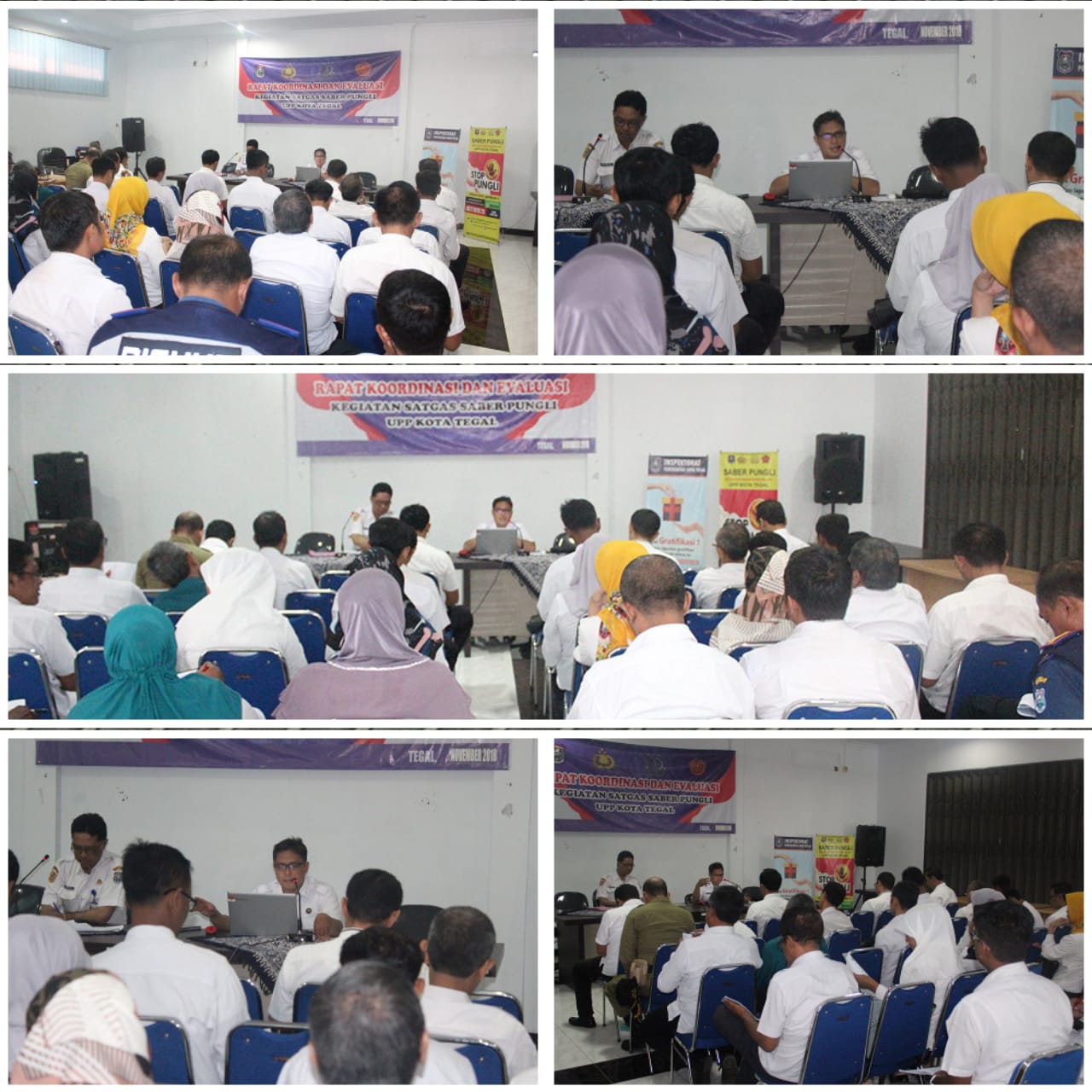 Rapat Koordinasi Penyampaian Inpres No.6 tahun 2019 kepada OPD di Lingkungan Pemerintah Kota Tegal Rapat Koordinasi Penyampaian Inpres No.6 tahun 2019 kepada OPD di Lingkungan Pemerintah Kota Tegal