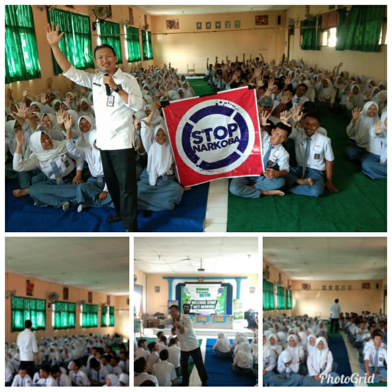 Road Show Go To School, Milenial Sehat Tanpa Narkoba di SMA N 5 Kota Tegal Road Show Go To School, Milenial Sehat Tanpa Narkoba di SMA N 5 Kota Tegal
