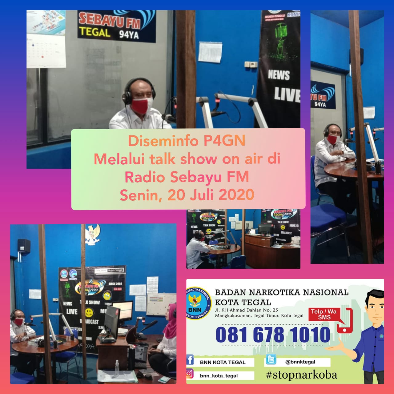 Diseminfo P4GN melalui Talk Show On Air di Radio Sebayu FM Diseminfo P4GN melalui Talk Show On Air di Radio Sebayu FM