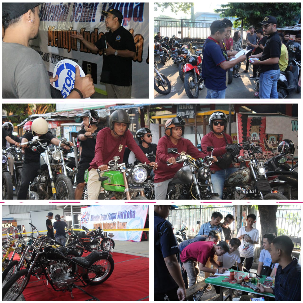 City Rolling Custom Bike Local Heroes Movement sekaligus Kampanye Anti Narkoba Melalui (PRA HANI) City Rolling Custom Bike Local Heroes Movement sekaligus Kampanye Anti Narkoba Melalui (PRA HANI)