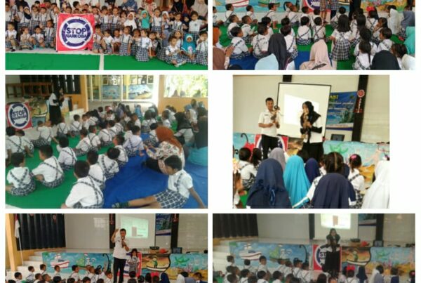 Diseminasi Informasi P4GN di melalui sosialisasi bahaya Narkoba kepada Siswa di TK Pembina Panggung Kota Tegal