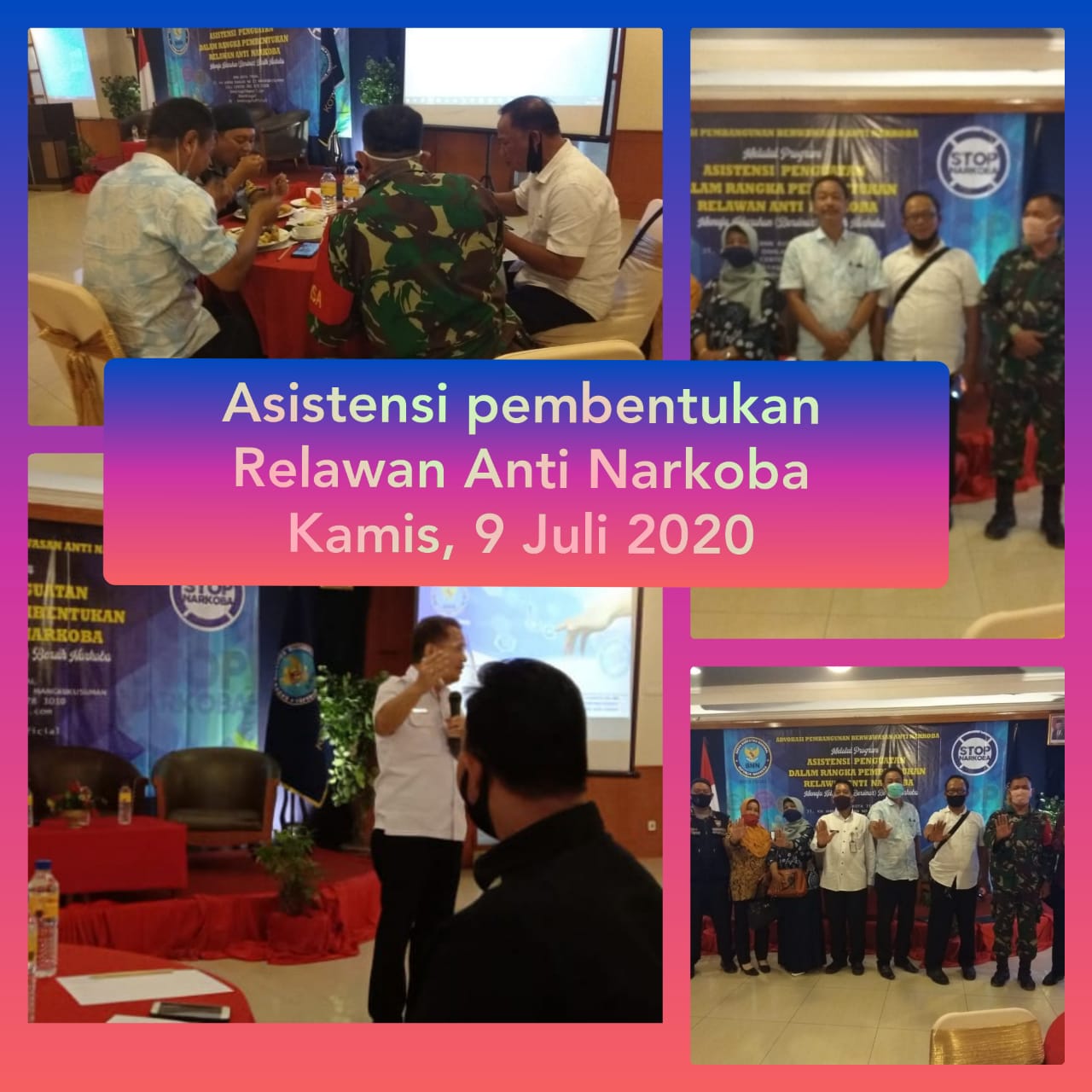Asistensi Penguatan Pembentukan Relawan Anti Narkoba Asistensi Penguatan Pembentukan Relawan Anti Narkoba