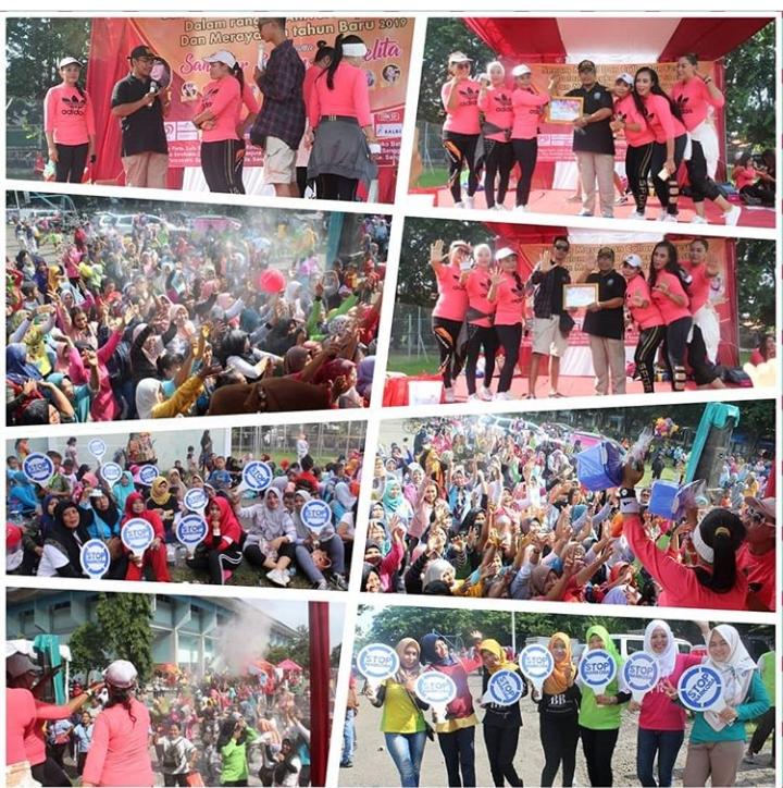 Insert konten melalui kegiatan senam masal dan festival colour fun 2019 Insert konten melalui kegiatan senam masal dan festival colour fun 2019