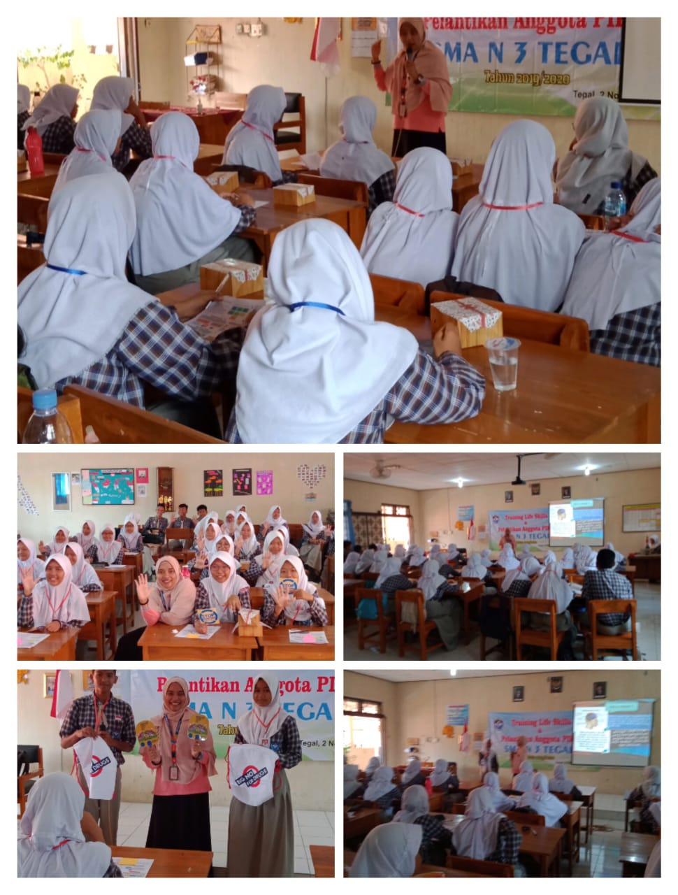 Diseminasi Informasi P4GN melalui Sosialisasi bahaya Narkoba kepada Pelajar SMAN 3 Kota Tegal Diseminasi Informasi P4GN melalui Sosialisasi bahaya Narkoba kepada Pelajar SMAN 3 Kota Tegal