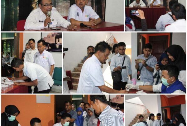 Kegiatan Test Urine Di Lingkungan Masyarakat (Riez Palace Hotel Kota Tegal)