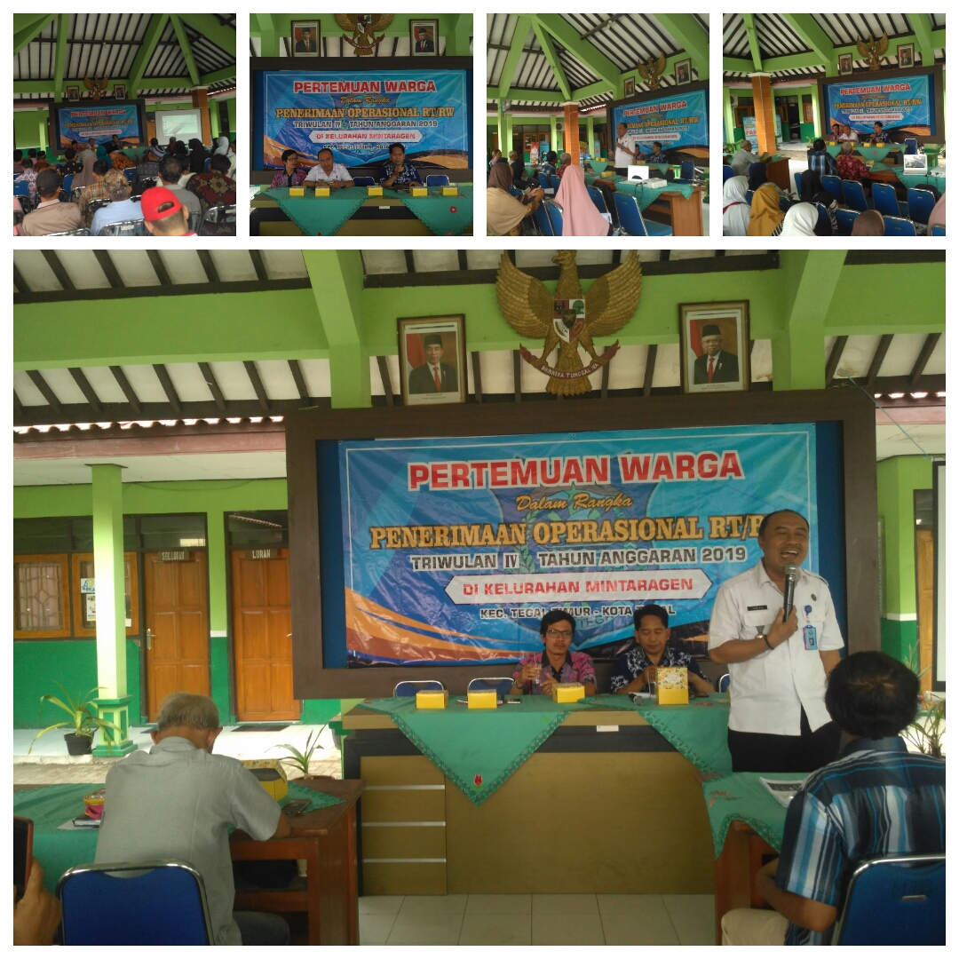DISEMINASI INFORMASI P4GN Peningkatan Kapasitas pengurus RT/RW Kelurahan Mintaragen Triwulan IV TA.2019 DISEMINASI INFORMASI P4GN Peningkatan Kapasitas pengurus RT/RW Kelurahan Mintaragen Triwulan IV TA.2019