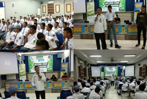 Road Show Go To School, Milenial Sehat Tanpa Narkoba SMK Muhammadiyah 1 Tegal