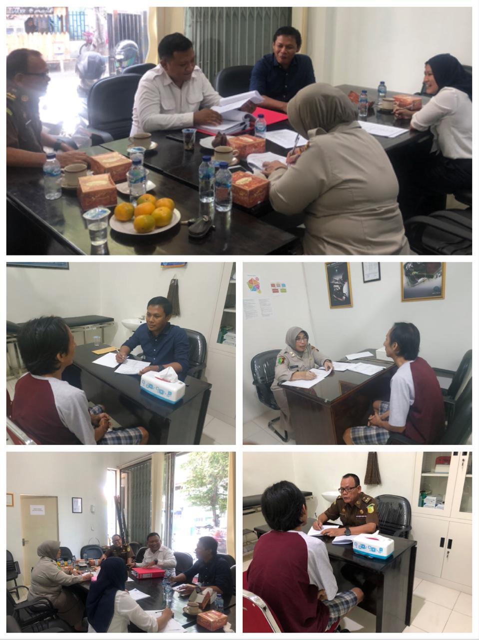 Asesmen Terpadu dan case conference tersangka inisial YN di BNN Kota Tegal Asesmen Terpadu dan case conference tersangka inisial YN di BNN Kota Tegal
