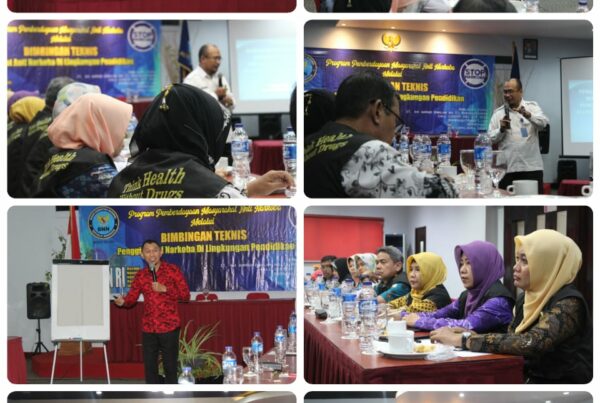 Bimbingan Tekhnis Penggiat Anti Narkoba Lingkungan Pendidikan