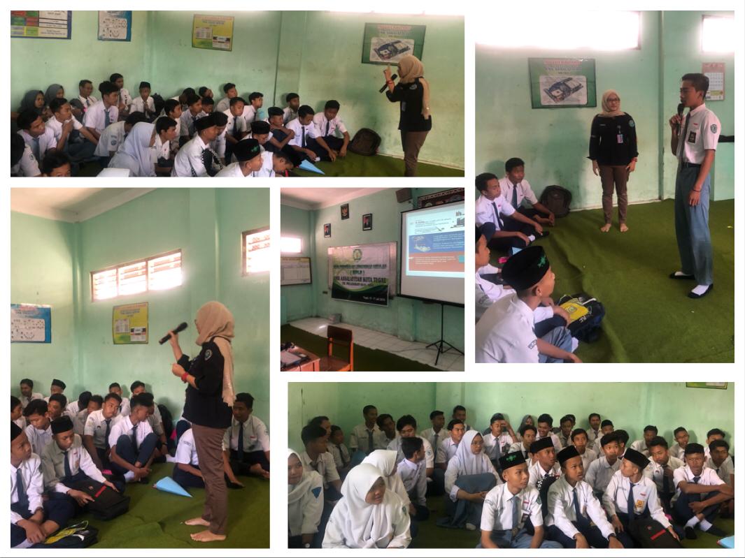 Diseminasi Informasi Sosialisasi P4GN pada kegiatan Pengenalan Lingkungan Sekolah di SMK ASSALIFIYAH TEGAL Diseminasi Informasi Sosialisasi P4GN pada kegiatan Pengenalan Lingkungan Sekolah di SMK ASSALIFIYAH TEGAL