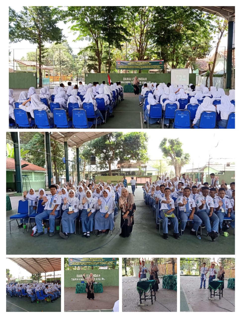 Diseminasi Informasi P4GN di melalui sosialisasi bahaya Narkoba kepada Peserta LDKS SMKN 1 Tegal Diseminasi Informasi P4GN di melalui sosialisasi bahaya Narkoba kepada Peserta LDKS SMKN 1 Tegal