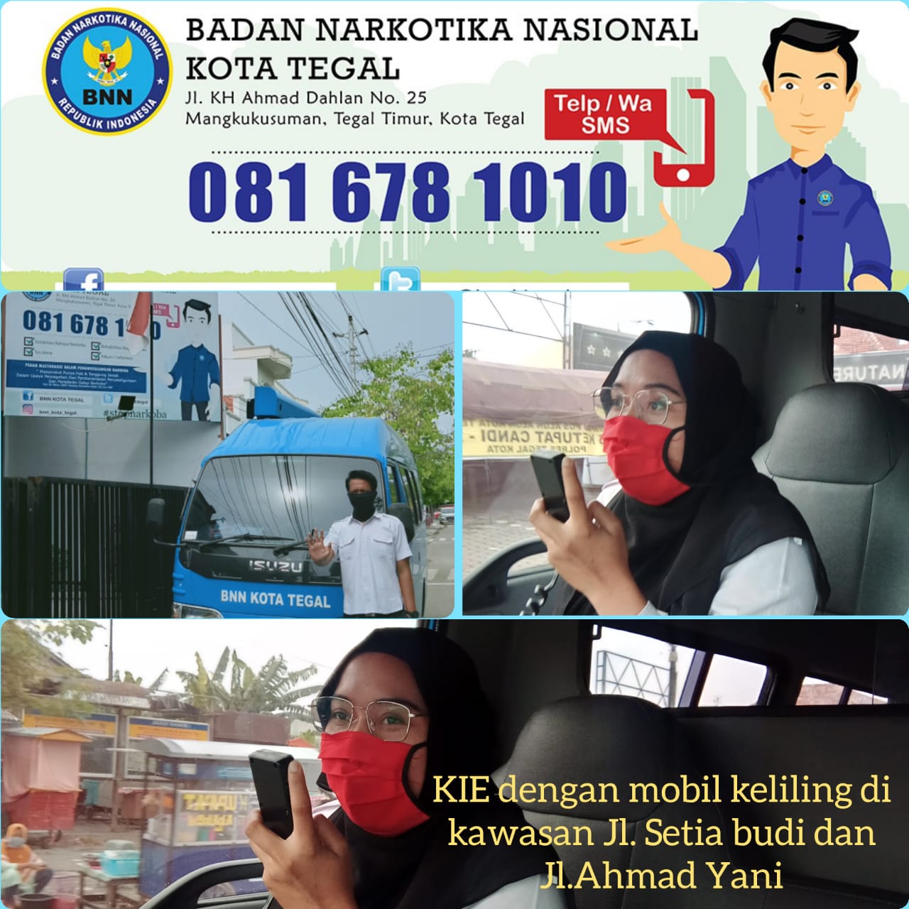 KIE KELILING KONTEN PENCEGAHAN NARKOBA/COVID 19 KIE KELILING KONTEN PENCEGAHAN NARKOBA/COVID 19