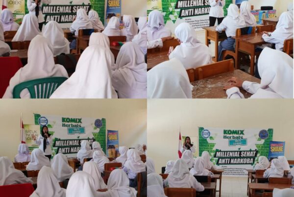 Road Show Go To School, Milenial Sehat Tanpa Narkoba di SMK YPE Nusantara Slawi