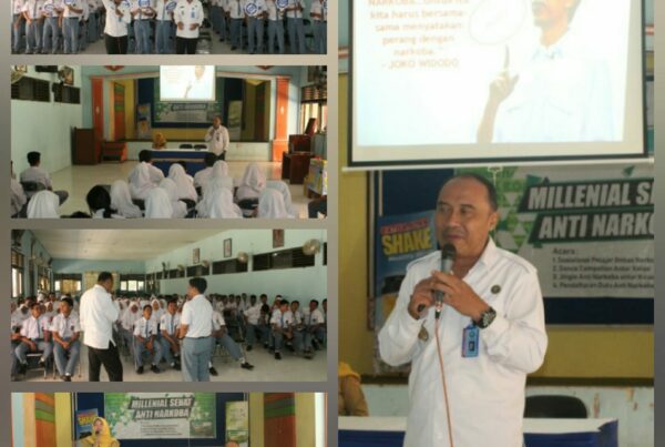 Road Show Go To School, Milenial Sehat Tanpa Narkoba SMA NEGERI 3 Tegal