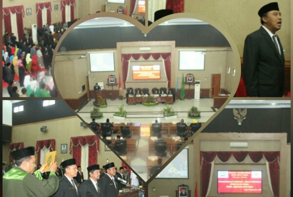 PENGAMBILAN SUMPAH / JANJI PIMPINAN DPRD KOTA TEGAL MASA JABATAN 2019-2024