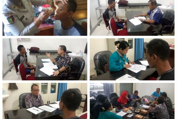 Asesmen Terpadu dan case conference tersangka inisial WY BNN Kota Tegal