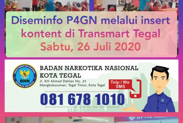 Diseminfo P4GN melalui Insert Kontent Senam Zumba dan Aerobik di TransMart Kota Tegal