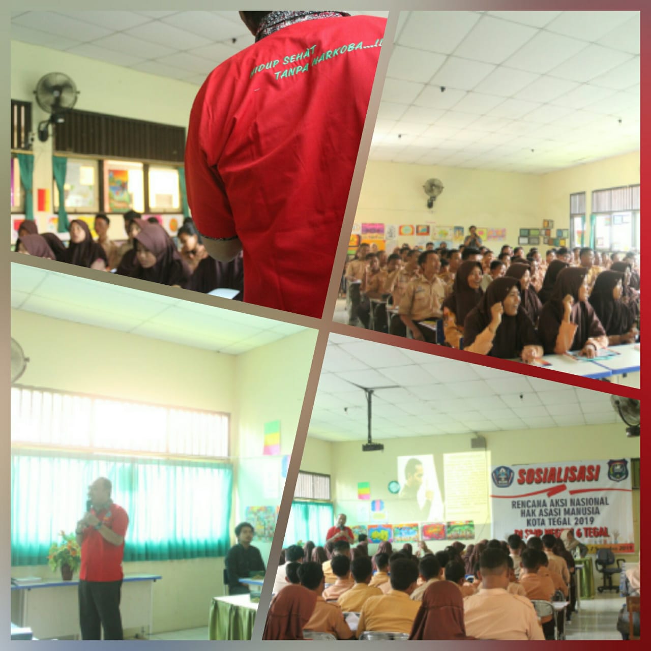 Rencana Aksi Nasional Hak Asasi Manusia (RANHAM) Kota Tegal 2019 di SMP N 6 TEGAL Rencana Aksi Nasional Hak Asasi Manusia (RANHAM) Kota Tegal 2019 di SMP N 6 TEGAL