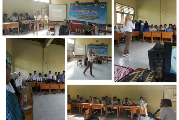 Diseminasi Informasi Sosialisasi P4GN pada kegiatan Masa Pengenalan Lingkungan Sekolah di SMK Grafika Dukuhturi, Kabupaten Tegal