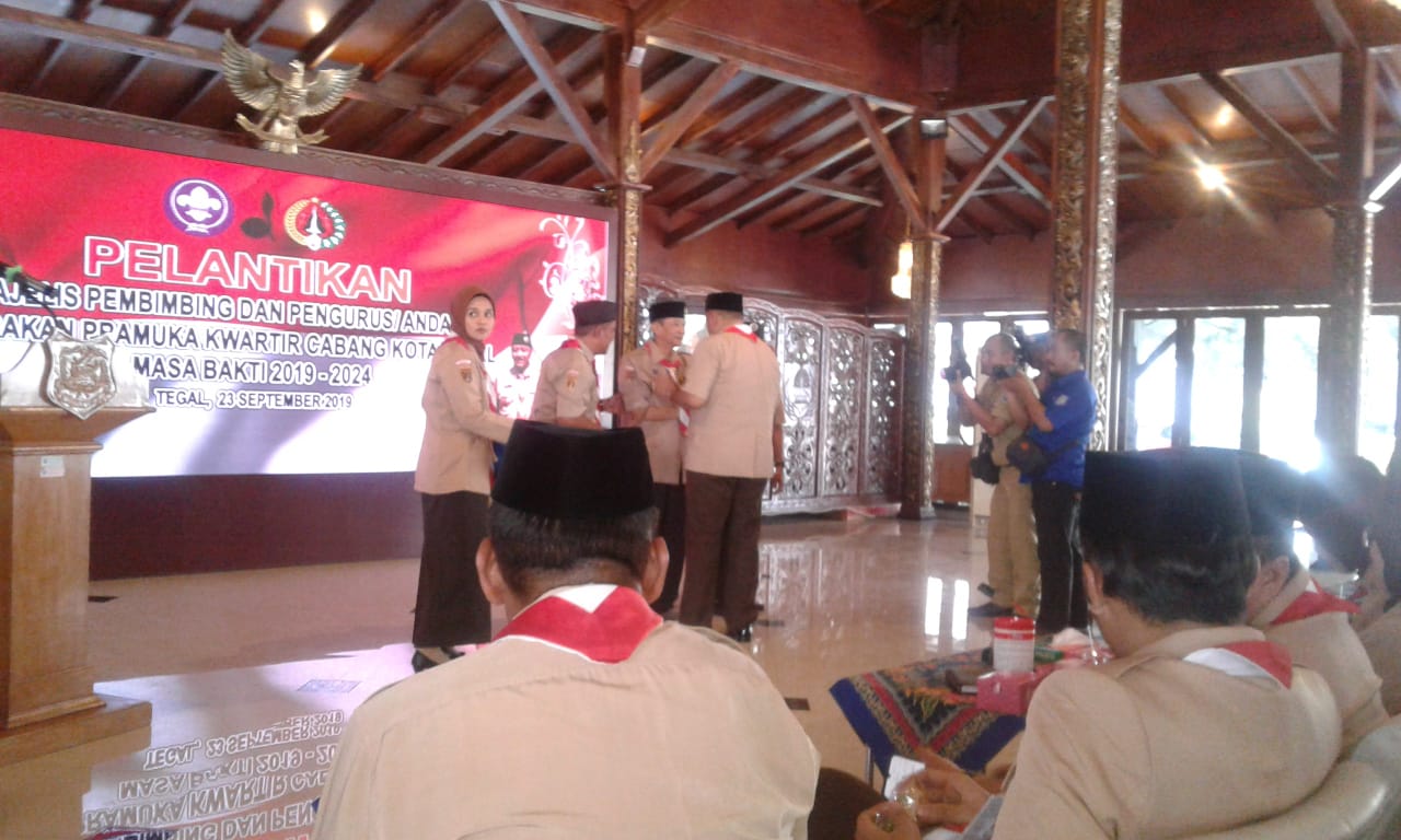 Pelantikan MABICAB dan Pengurus Kwarcab Gerakan Pramuka Kota Tegal Masa Bakti 2019 - 2024 Pelantikan MABICAB dan Pengurus Kwarcab Gerakan Pramuka Kota Tegal Masa Bakti 2019 - 2024