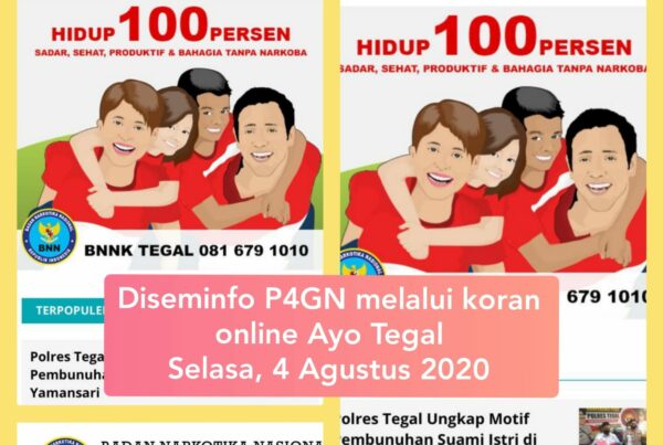 Diseminfo P4GN melalui Media online Koran Ayo Tegal