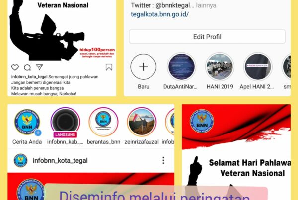 Diseminasi Informasi P4GN melalui media online instagram " peringatan hari Veteran Nasional Kota Tegal Diseminasi Informasi P4GN melalui media online instagram " peringatan hari Veteran Nasional Kota Tegal