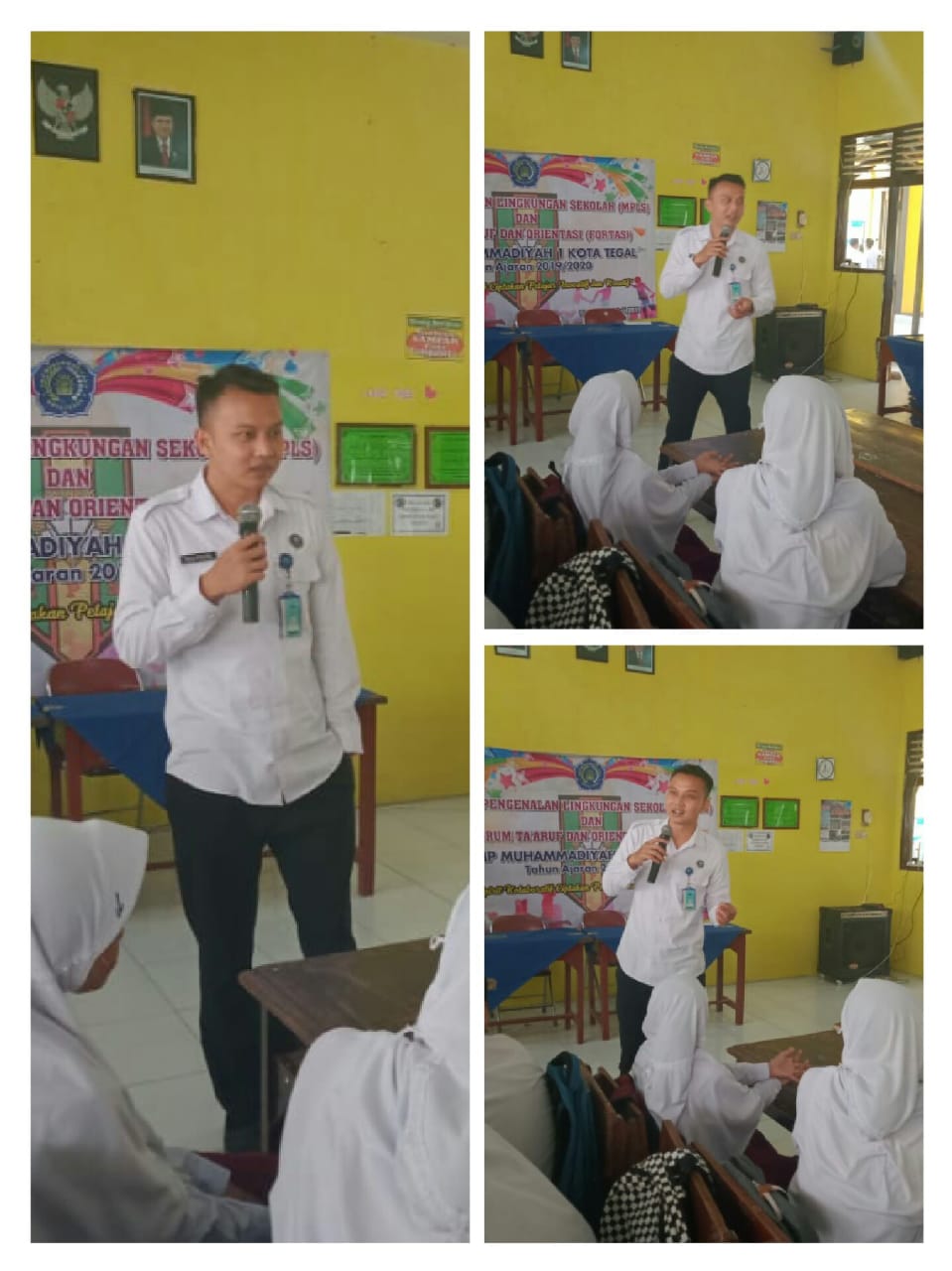 Diseminasi Informasi Sosialisasi P4GN pada kegiatan Pengenalan Lingkungan Sekolah di SMP Muhammadiah 1 Tegal Diseminasi Informasi Sosialisasi P4GN pada kegiatan Pengenalan Lingkungan Sekolah di SMP Muhammadiah 1 Tegal