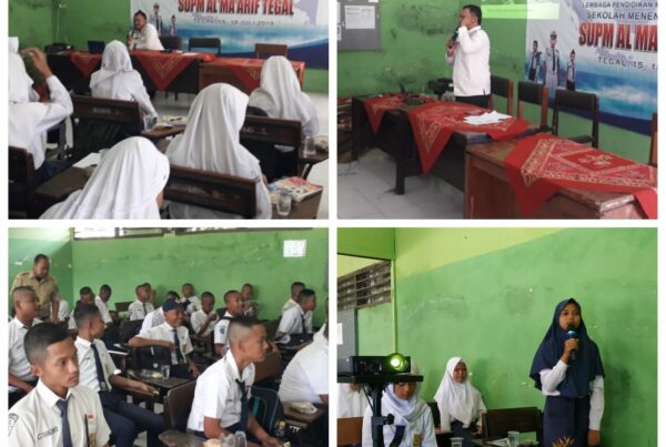 Diseminasi Informasi Sosialisasi P4GN pada kegiatan Pengenalan Lingkungan Sekolah di SMK SUPM Al Ma'arif Tegal