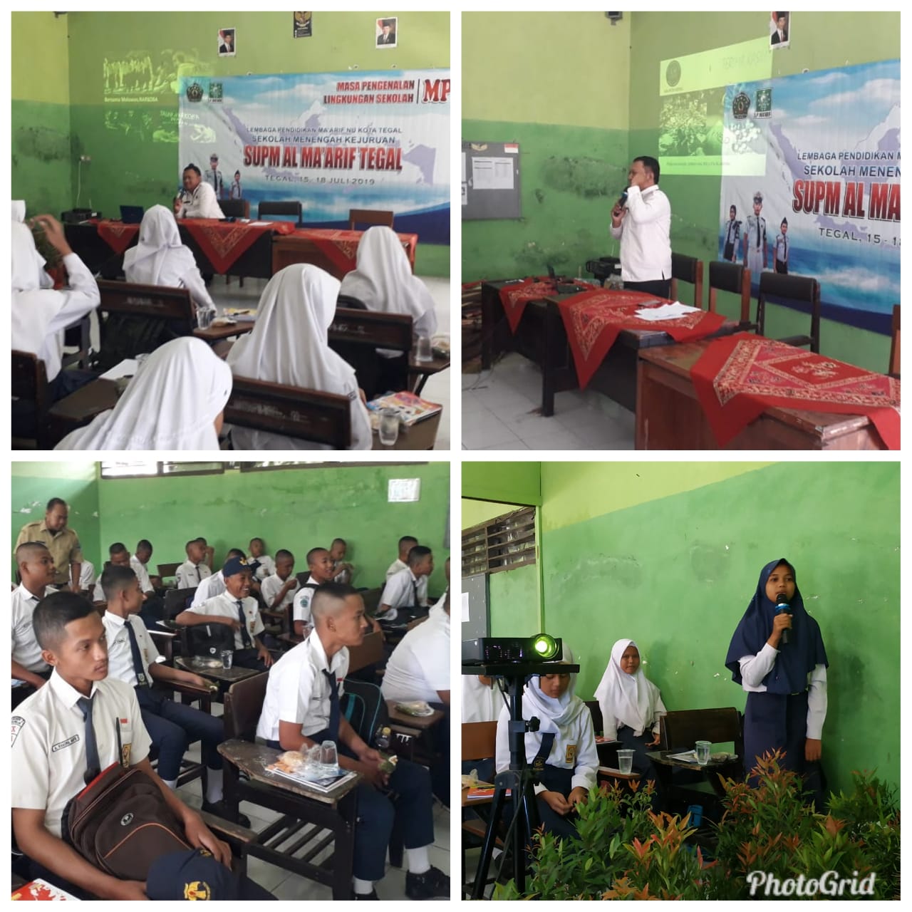 Diseminasi Informasi Sosialisasi P4GN pada kegiatan Pengenalan Lingkungan Sekolah di SMK SUPM Al Ma'arif Tegal Diseminasi Informasi Sosialisasi P4GN pada kegiatan Pengenalan Lingkungan Sekolah di SMK SUPM Al Ma'arif Tegal