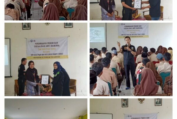Diseminasi Informasi P4GN melalui Sosialisasi bahaya Narkoba Kepada Pelajar SMK Bakti Praja Talang, Kabupaten Tegal