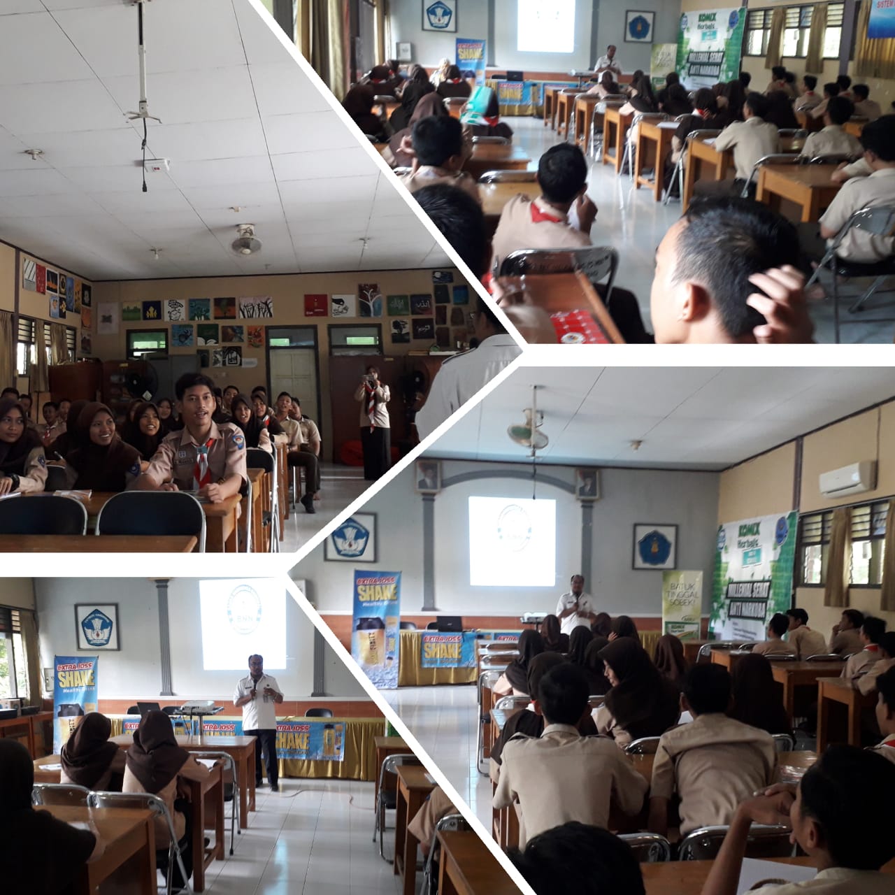 Road Show Go To School, Milenial Sehat Tanpa Narkoba DI SMA N 1 SLAWI Road Show Go To School, Milenial Sehat Tanpa Narkoba DI SMA N 1 SLAWI