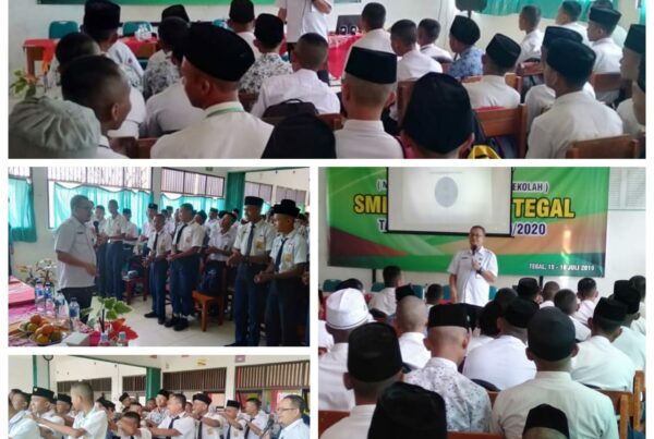 Diseminasi Informasi Sosialisasi P4GN pada kegiatan Pengenalan Lingkungan Sekolah di SMK ISTEK Kota Tegal Diseminasi Informasi Sosialisasi P4GN pada kegiatan Pengenalan Lingkungan Sekolah di SMK ISTEK Kota Tegal