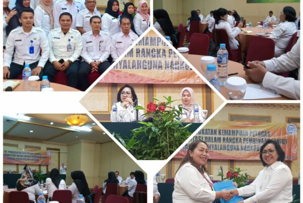 TOT Peningkatan Kemampuan Petugas Pascarehabilitasi dalam rangka Pembinaan Lanjut Mantan Penyalahguna Narkoba