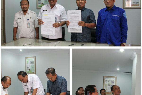 MoU antara BNNK Tegal dengan Radar Tegal Group (Koran dan Media Penyiaran Radio)