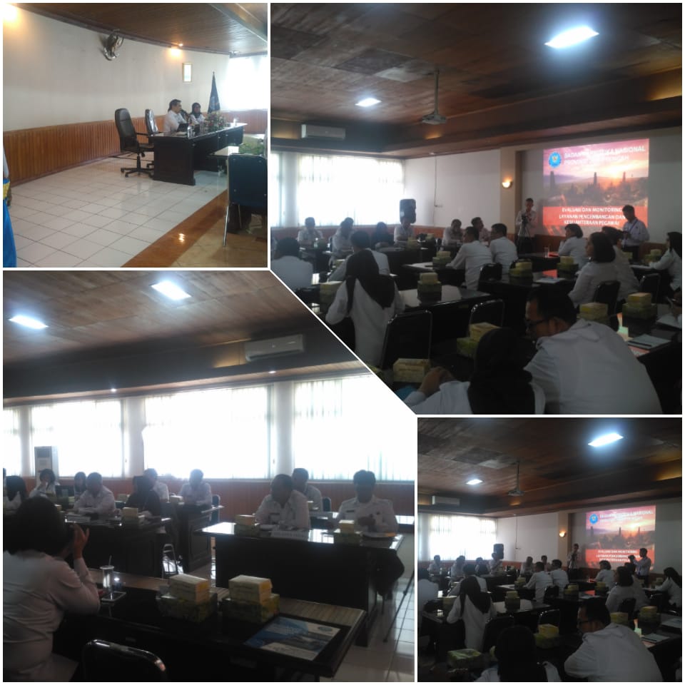 Evaluasi dan Monitoring dari Biro Kepegawaian dan Organisasi Tata Laksana, BNN Evaluasi dan Monitoring dari Biro Kepegawaian dan Organisasi Tata Laksana, BNN