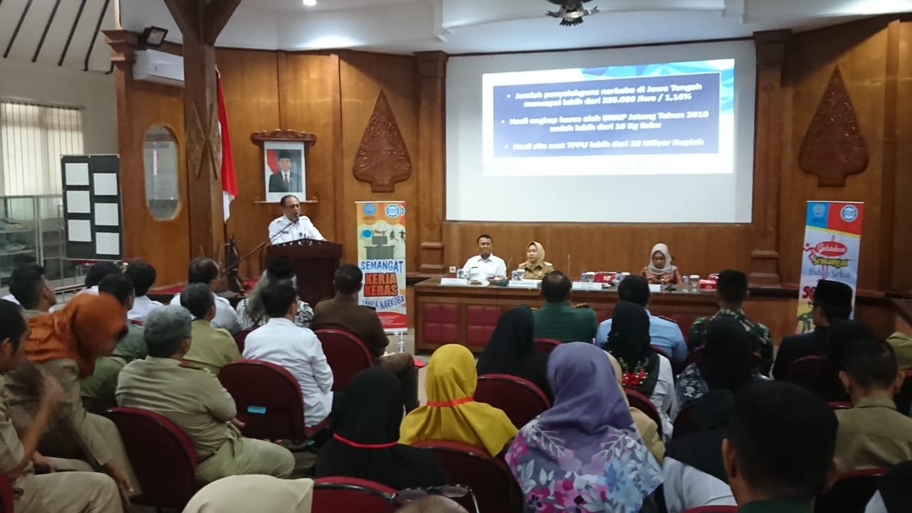 Monitoring dan Evaluasi Implementasi Inpres Nomor 6 Tahun 2018 Tentang Rencana Aksi P4GN Kabupaten Purbalingga Monitoring dan Evaluasi Implementasi Inpres Nomor 6 Tahun 2018 Tentang Rencana Aksi P4GN Kabupaten Purbalingga