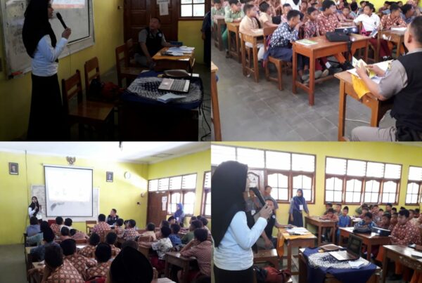 Diseminasi Informasi Sosialisasi P4GN pada kegiatan Pengenalan Lingkungan Sekolah di Mts Nu 01 Kramat Kabupaten Tegal