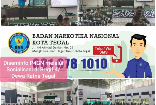 Diseminasi Informasi P4GN Kepada Prajurit Brigif 04 Dewa Ratna Tegal