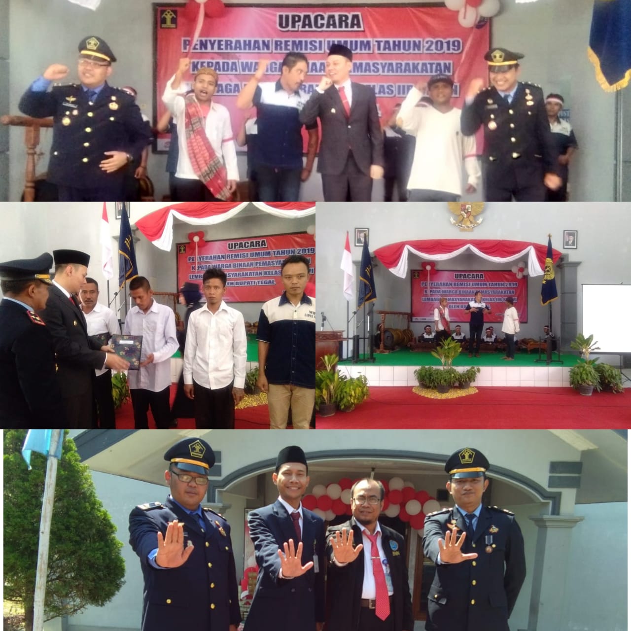 Pemberian Remisi Dalam Rangka HUT RI Tahun 2019 Di Lembaga Permasyarakatan Kelas IIB Slawi Pemberian Remisi Dalam Rangka HUT RI Tahun 2019 Di Lembaga Permasyarakatan Kelas IIB Slawi