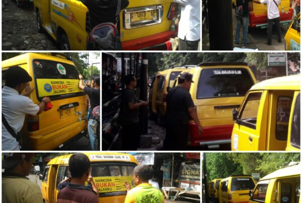 Diseminasi Informasi P4GN melalui branding pada sarana publik di Stasiun Kereta Api Kota Tegal
