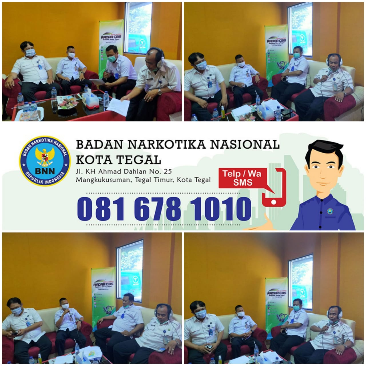 Diseminasi Informasi P4GN melalui siaran Radio Radar CBS Tegal Diseminasi Informasi P4GN melalui siaran Radio Radar CBS Tegal