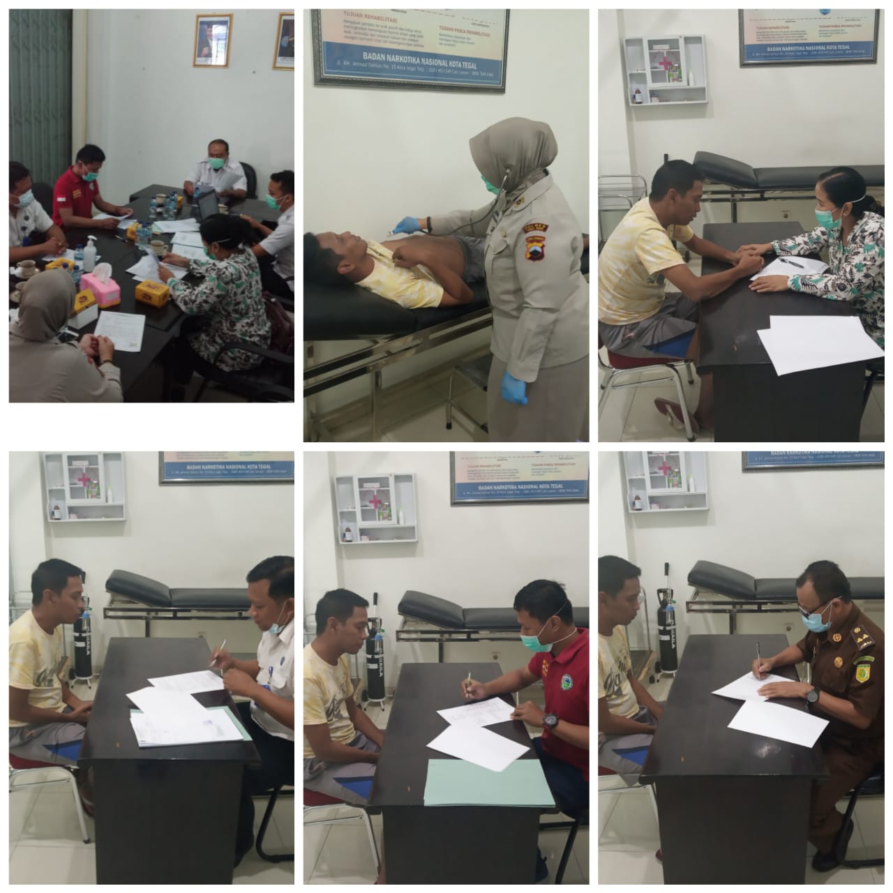 Asesmen Terpadu dan case conference tersangka inisial AHS di BNN Kota Tegal Asesmen Terpadu dan case conference tersangka inisial AHS di BNN Kota Tegal