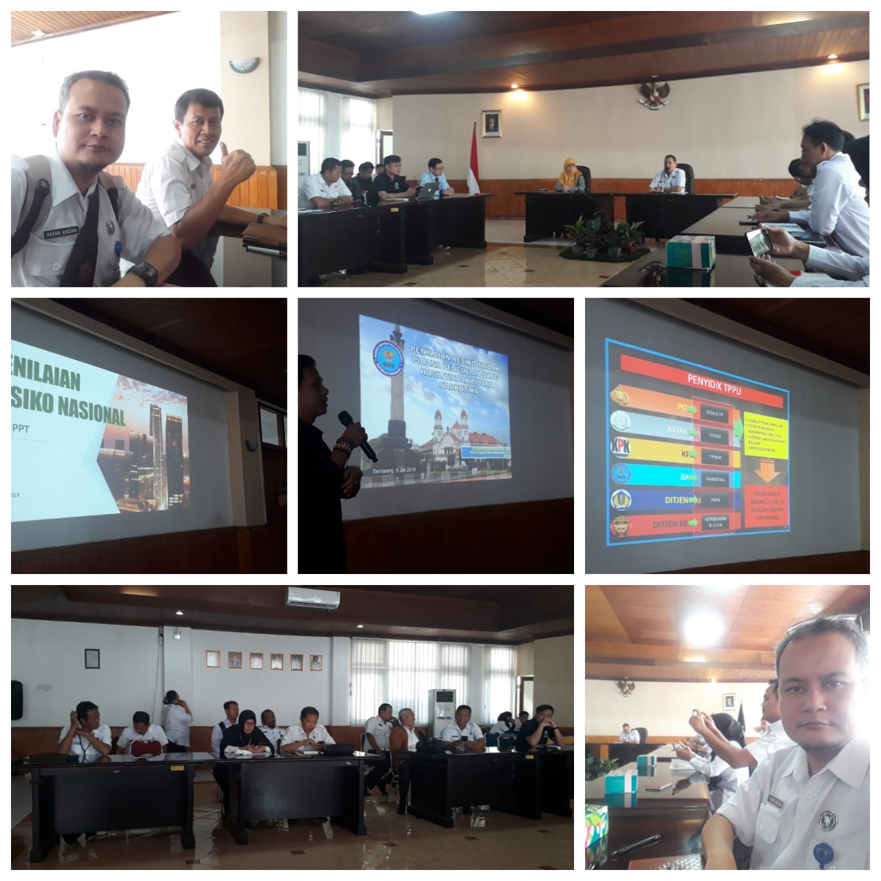 Mentoring Berbasis Resiko di Kantor BNN Provinsi Jawa Tengah oleh Direktor TPPU BNN&PPATK