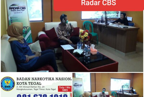 Diseminasi Informasi P4GN melalui Talkshow on air di Radar CBS Kota Tegal