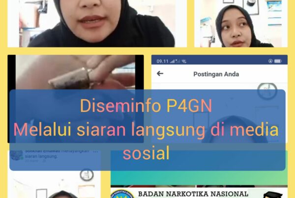 Diseminasi Informasi siaran langsung melalui media online.