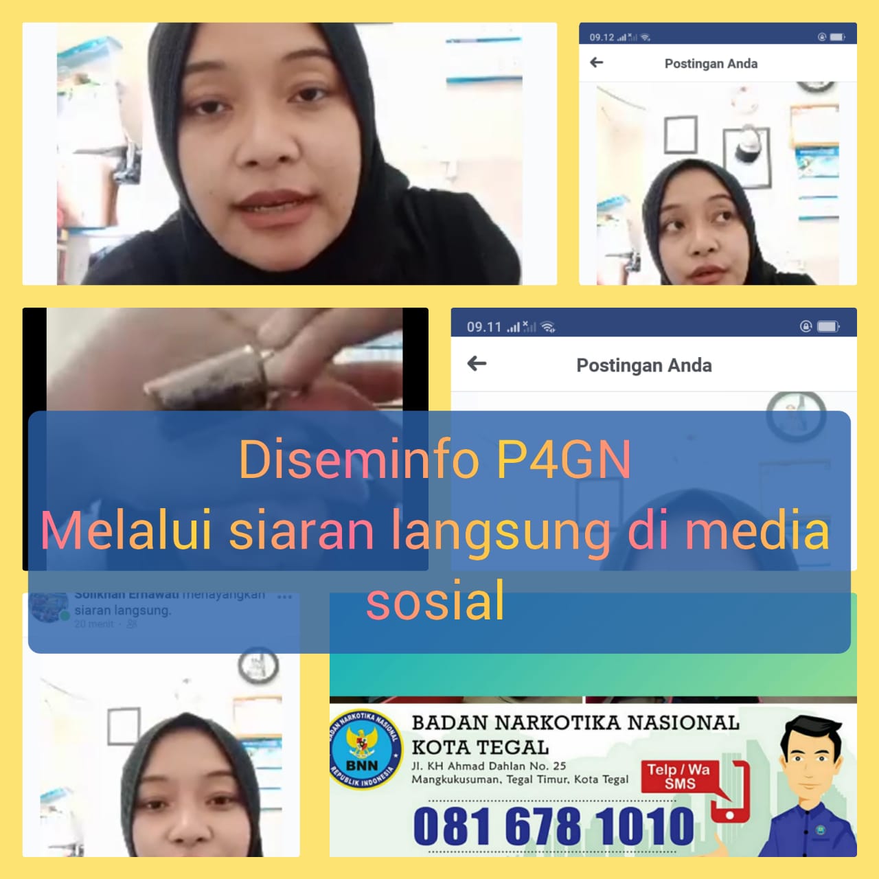 Diseminasi Informasi siaran langsung melalui media online. Diseminasi Informasi siaran langsung melalui media online.