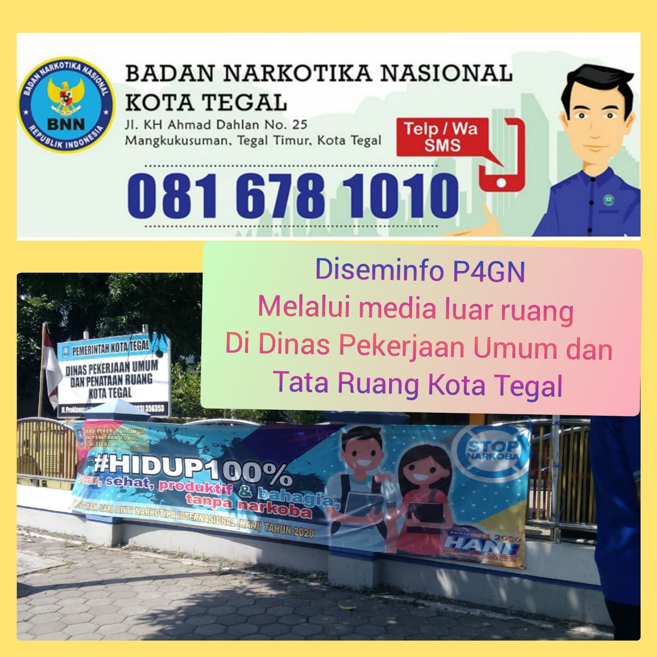 Diseminasi Informasi P4GN di Dinas Pekerjaan umum dan Tata Ruang Kota Kota Tegal Diseminasi Informasi P4GN di Dinas Pekerjaan umum dan Tata Ruang Kota Kota Tegal