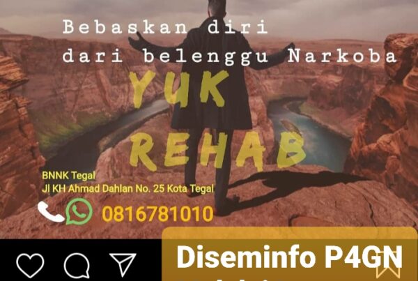 Diseminasi Informasi P4GN melalui Instagram BNNK Tegal