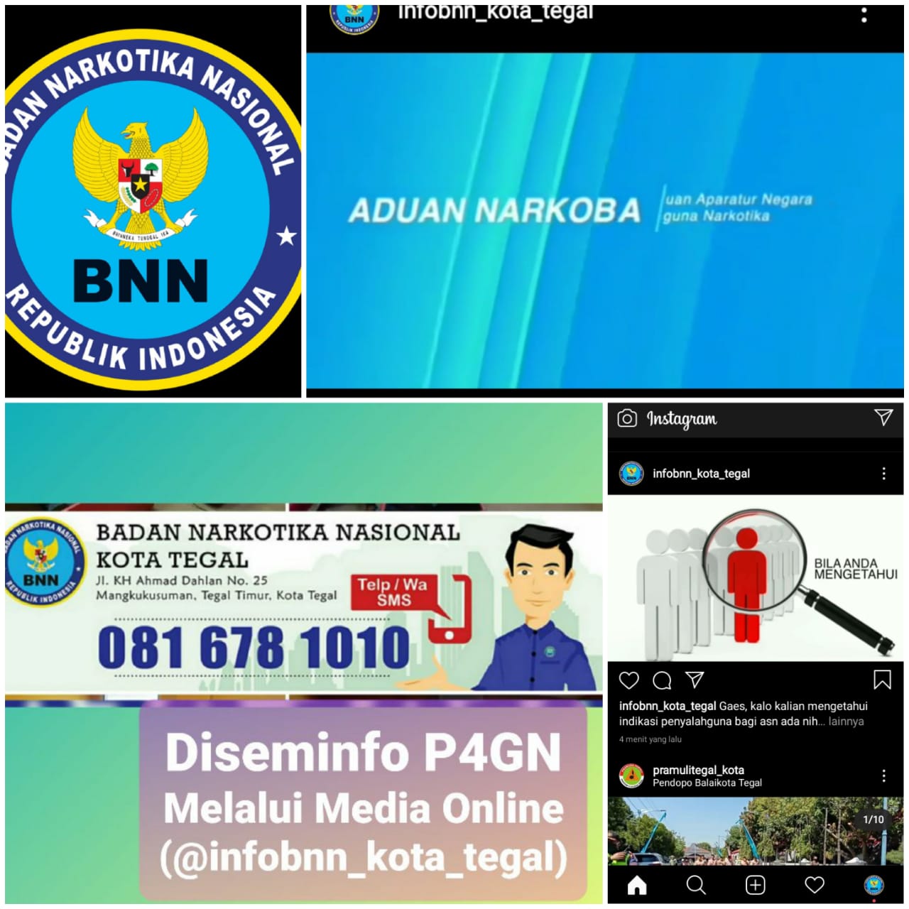 Diseminasi Informasi P4GN melalui Media Sosial infobnn_kota_tegal Diseminasi Informasi P4GN melalui Media Sosial infobnn_kota_tegal